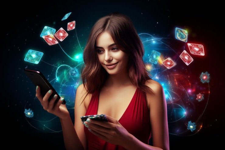 Layar permainan memancing menampilkan poin, multiplier, dan kontrol penembakan yang intuitif